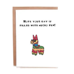 Pinata Birthday Card