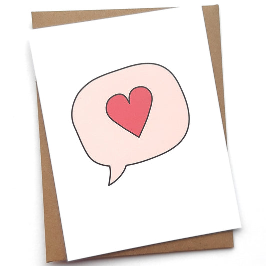 Heart Speech Bubble