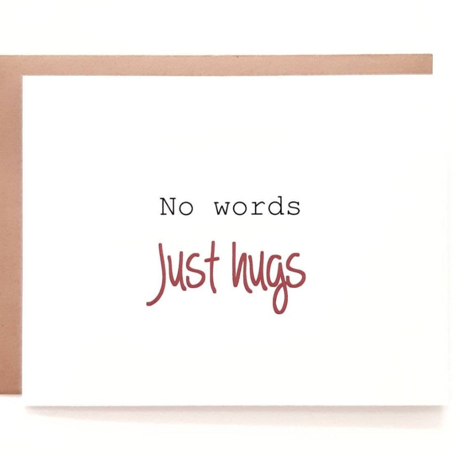 No Words Just Hugs